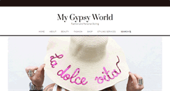 Desktop Screenshot of mygypsyworld.com