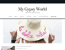 Tablet Screenshot of mygypsyworld.com